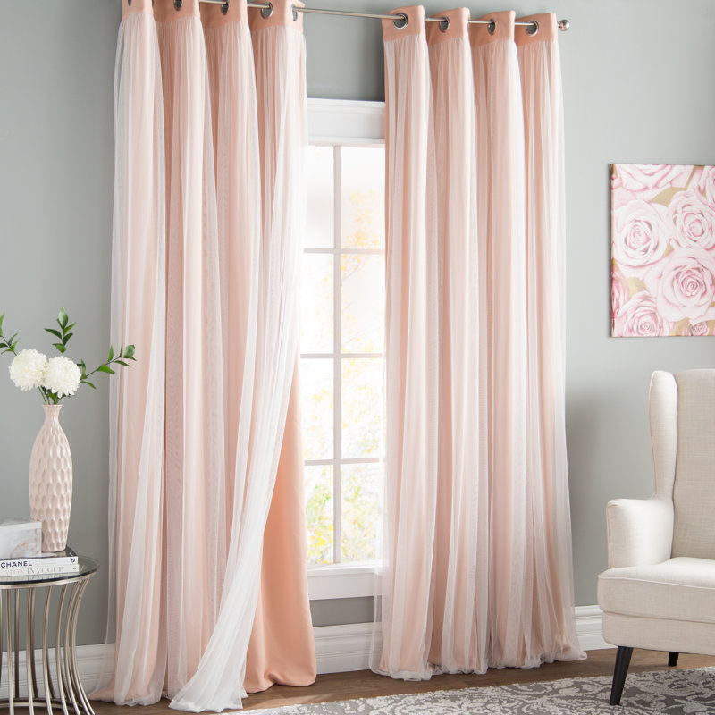Brockham Solid Blackout Thermal Grommet Curtain Panels & Reviews